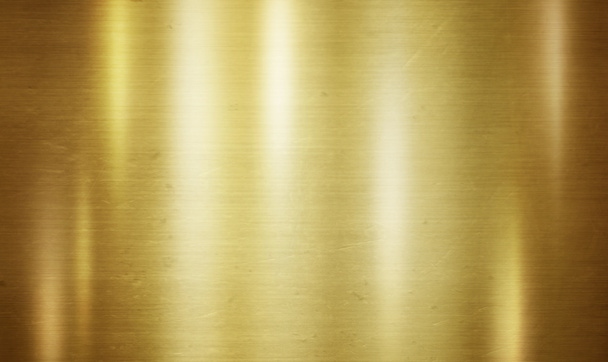 Textura de metal dorado con reflejo de luz. Gran fondo para el diseño. - Foto, Imagen