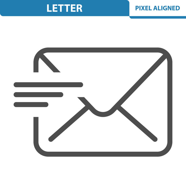 Carta, sobre, icono de correo - Vector, imagen