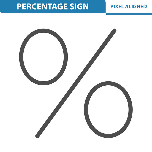 Porcentaje de signo, icono de descuento - Vector, Imagen