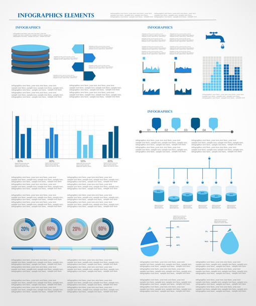 Water infographics. Information Graphics. - Vector, Image