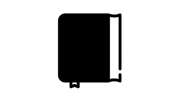 bibbia libro nero icona animazione - Filmati, video
