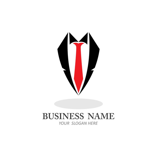 Tuxedo Man Логотип Дизайн Шаблон Векторна піктограма
 - Вектор, зображення