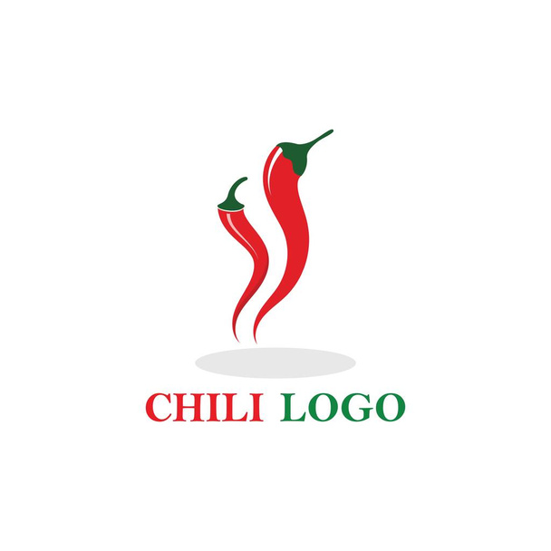 chili hot symbool en logo vector pictogram - Vector, afbeelding