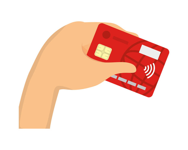 icono de tarjeta de crédito - Vector, imagen