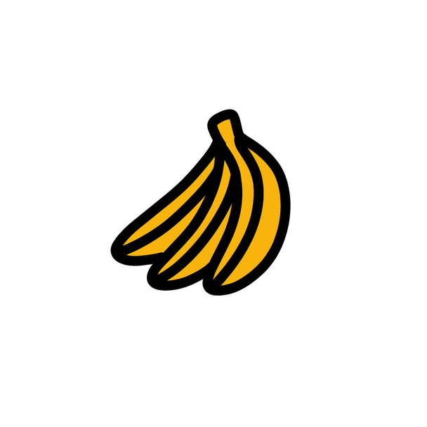 bananas doodle icon, vector illustration - Вектор, зображення