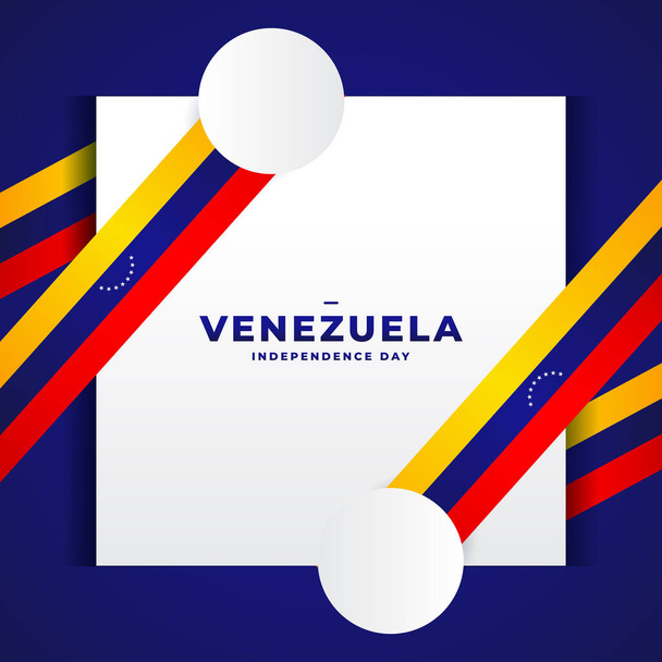Venezuela Independence Day Background Design - Vector, afbeelding