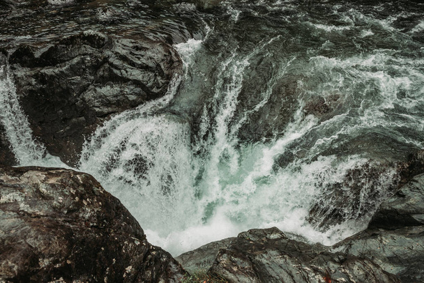 A river flowing on a rocky land - Valokuva, kuva
