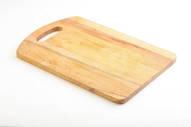 Dřevěná deska pro kuchyně izolované pozadí - Fotografie, Obrázek