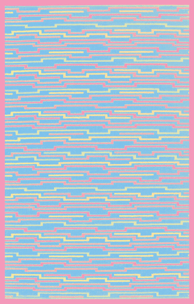 Teppich-Badematte und Teppich-Boho-Stil Ethno-Muster mit beunruhigend gewebter Textur und Effekt - Foto, Bild