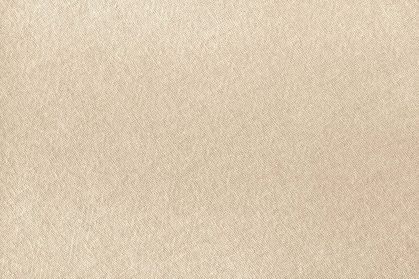Bruin katoen textuur achtergrond, naadloos patroon van natuurlijke textiel. - Foto, afbeelding