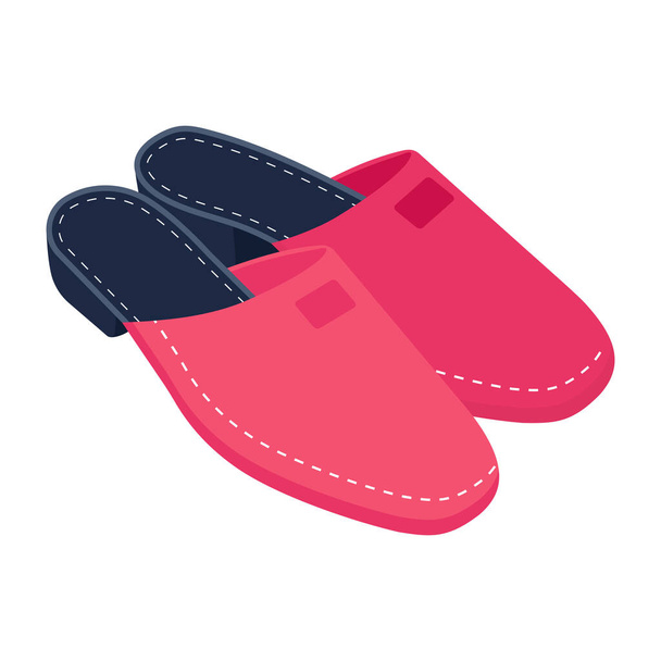 vector illustration of a pair of women's shoes - Wektor, obraz