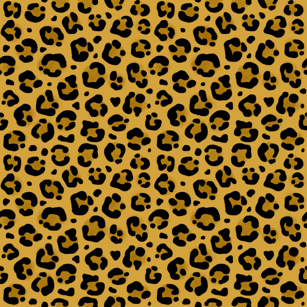 Bezešvé zvířecí vzory. Leopardí horké letní pozadí. Africké tapety, vhodné pro obaly, textil, design. - Fotografie, Obrázek