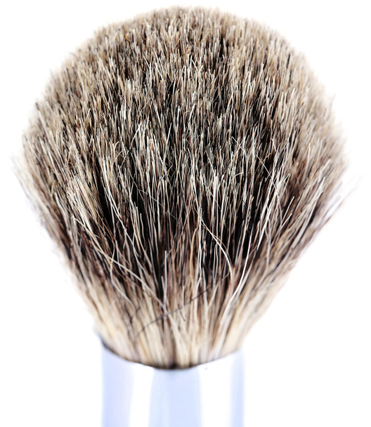 Shaving brush isolated on white - Foto, afbeelding