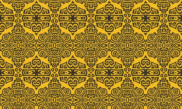 Abstract Ethnic Style Vector Seamless Pattern - ベクター画像