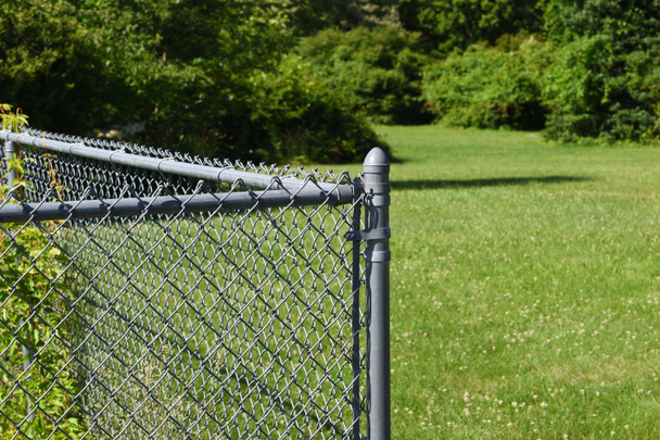 Closeup chain link fence - Photo, Image