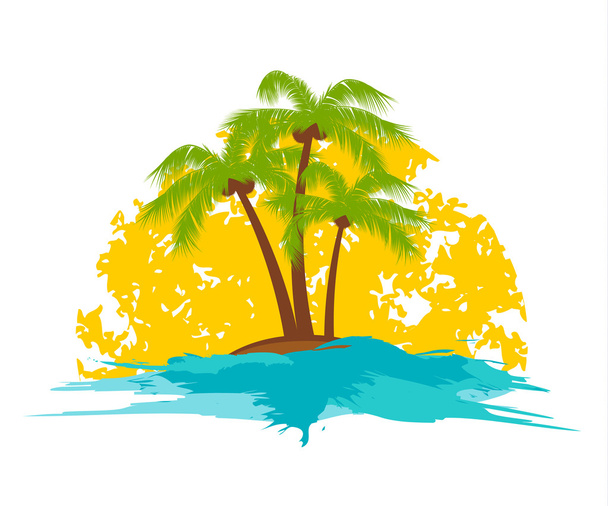 palmboom - Vector, afbeelding