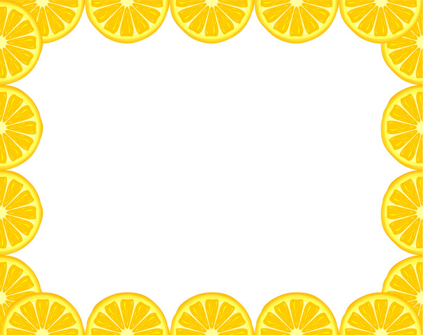 Lemon frame - Vector, Image