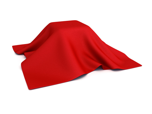 surprise box covered with red cloth - Photo, Image