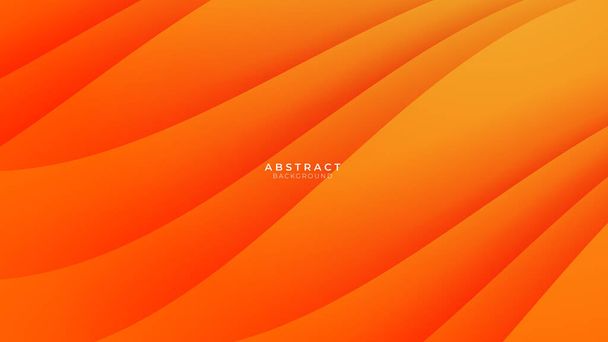 抽象的な背景オレンジと現代的な企業の概念。オレンジと黄色のグラデーション幾何学的形状背景 - ベクター画像