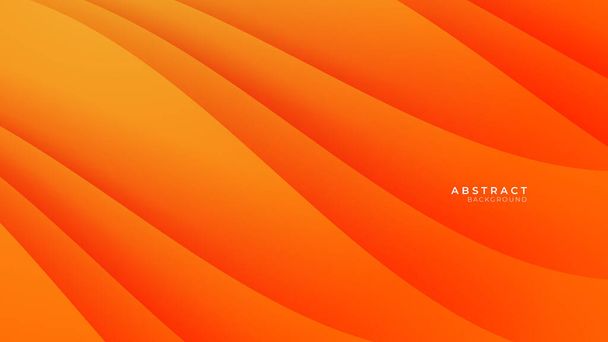 Abstrakter Hintergrund orange mit modernem Unternehmenskonzept. Orange und gelb Farbverlauf geometrische Form Hintergrund - Vektor, Bild