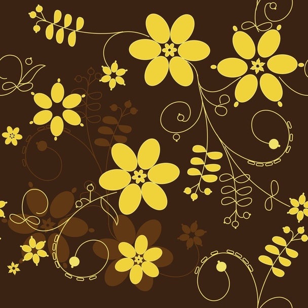 Floral repetition - Vector, Imagen