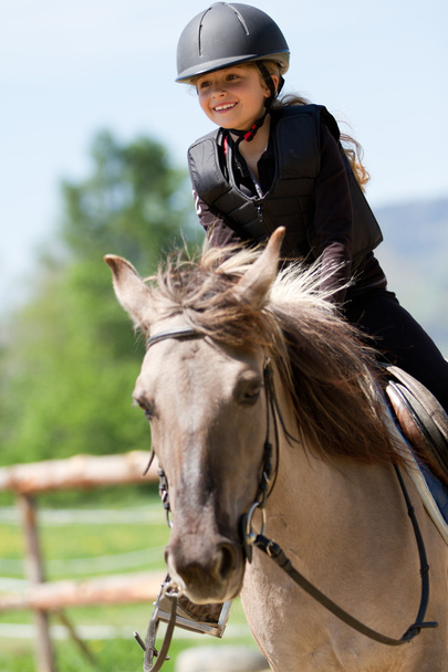 Équitation, fille équestre
 - Photo, image