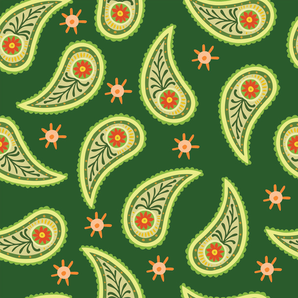 Vector pattern with Turkish cucumbers - Vektör, Görsel