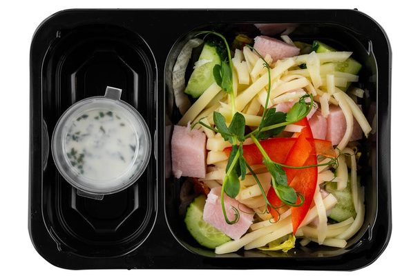Proper nutrition in the box on a white background - Foto, Bild