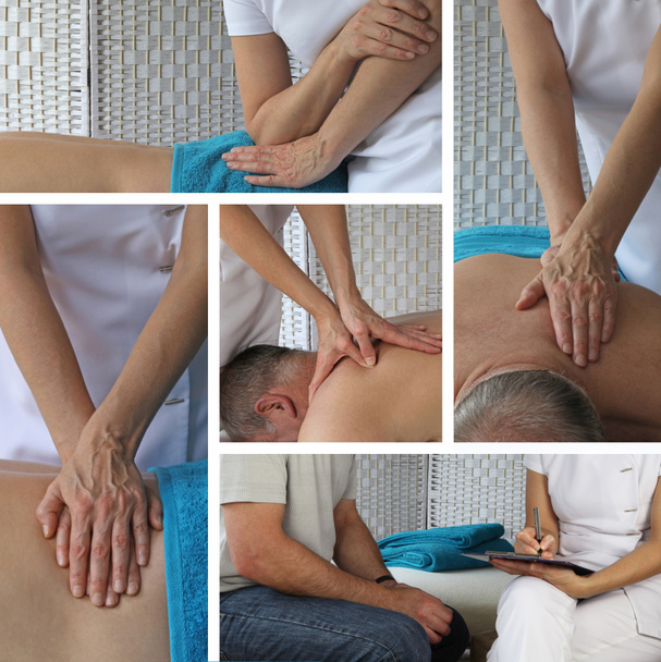 sport massage therapie views - Foto, afbeelding