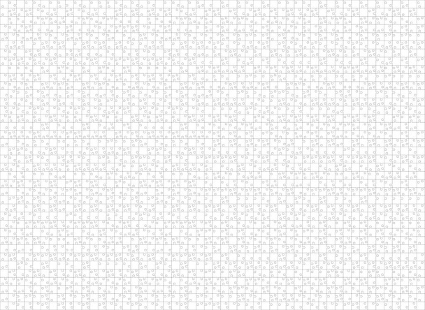 legpuzzels patroon met 2014 stukjes - Vector, afbeelding