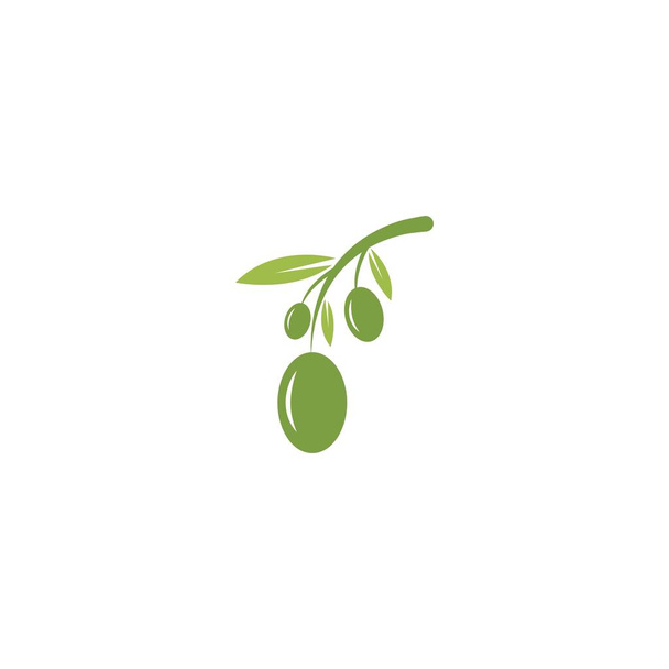 Дизайн векторных иконок оливкового логотипа - Вектор,изображение