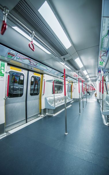 метро поїзд інтер'єр у Гонконгу - Фото, зображення