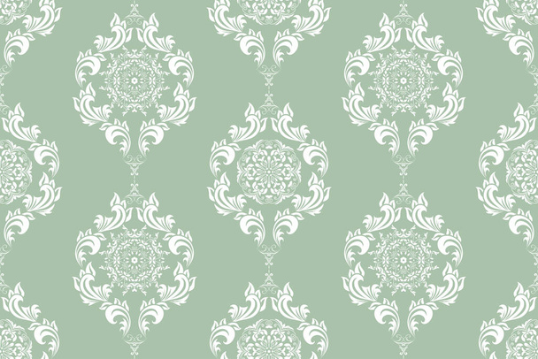 Seamless ornament on background. Floral ornament on background. Wallpaper pattern. Template for design of your interior - Vektor, kép
