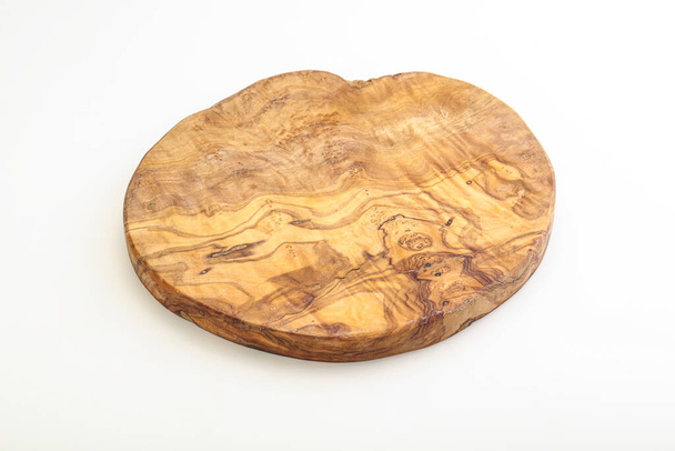 Olive tree board for kitchen isolated - Fotó, kép