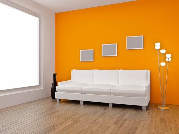 3d render home Interior. High resolution image. Apartments in a modern style. - Foto, imagen