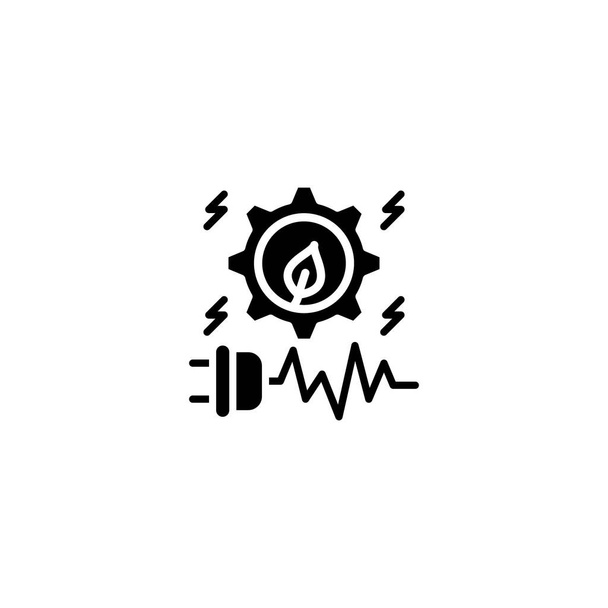 Symbol für den Energieverbrauch im Vektor. Logotyp - Vektor, Bild