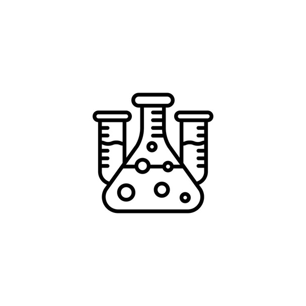 Chemikalien-Reaktion-Symbol im Vektor. Logotyp - Vektor, Bild