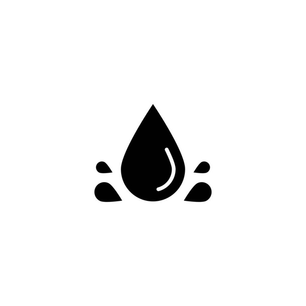 Εικόνα σταγόνας νερού σε διάνυσμα. Λογότυπο - Διάνυσμα, εικόνα