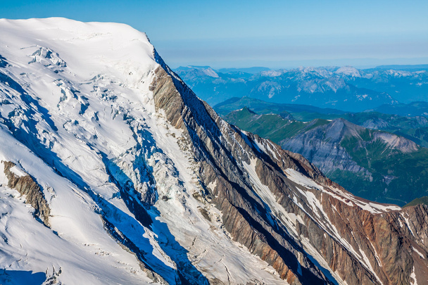 The Alps over Chamonix - Fotoğraf, Görsel