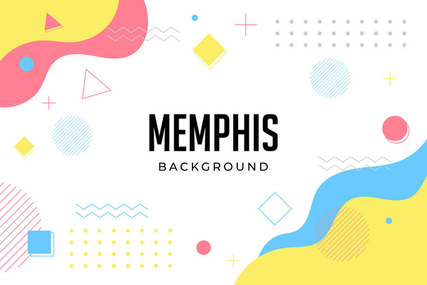Memphis Background Vector, ep. 10 anni - Vettoriali, immagini