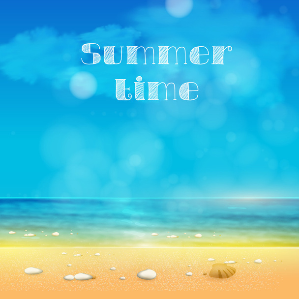 Summer Time, summer background with place for your text easy all - Vector, afbeelding