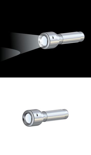 Taschenlampe - Vektor, Bild