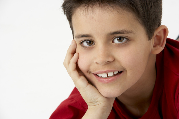 Portrait Of Smiling Young boy - Valokuva, kuva