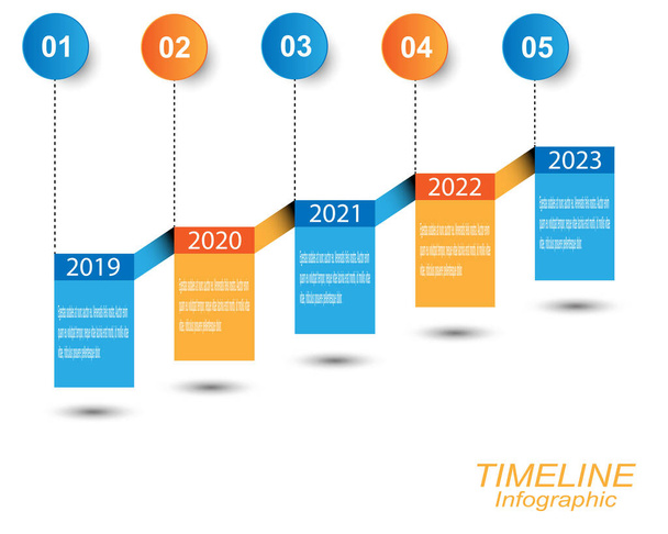 Time line to display your data . Idea to display information, ranking and statistics.  - Vector, Image