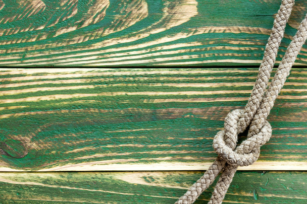 Marine rope knotted - Foto, immagini