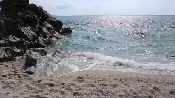Zambrone - Panoramica della spiaggetta di Capo Cozzo - Footage, Video