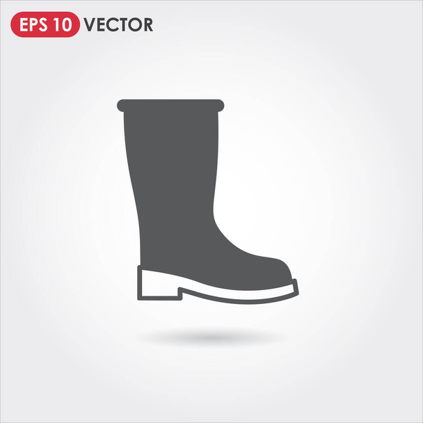 boot enkele vector pictogram - Vector, afbeelding