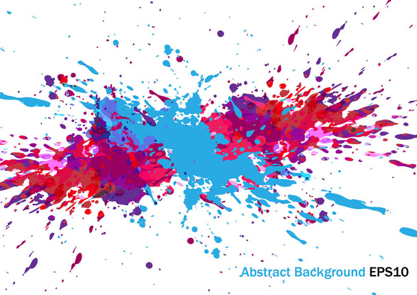 Abstrait vecteur éclaboussure multicolore isolée conception de fond. illustration vectoriel design. - Vecteur, image