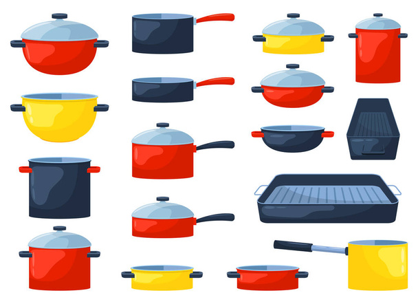 Набір для приготування їжі Векторна ілюстрація дизайну ізольовано на білому фоні
 - Вектор, зображення