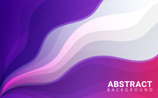 flujo de fondo abstracto - color púrpura - Vector, imagen